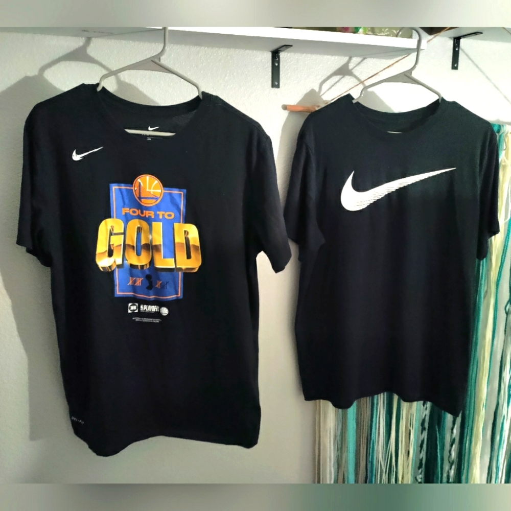 2 large Nike men shirts